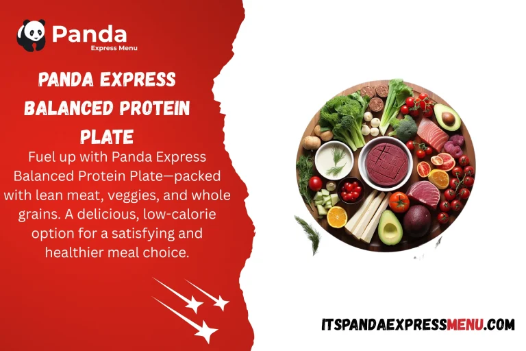 Panda Express Balanced Protein Plate