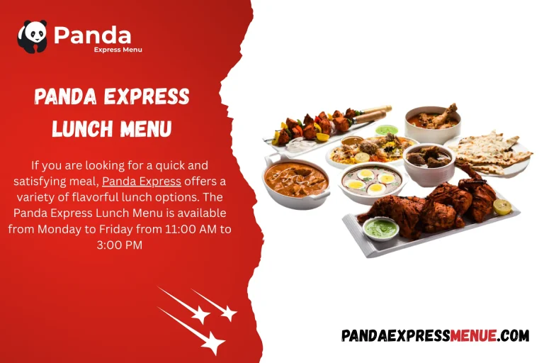 Panda Express Lunch Menu