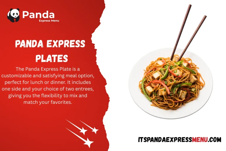 Panda Express Plates Menu